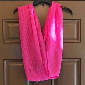 Hot pink scarf